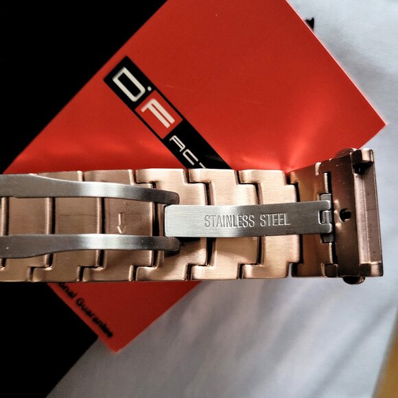 D.Factory Black-Label Rose Gold Chronograph Men's Watch - Picture 4 of 7